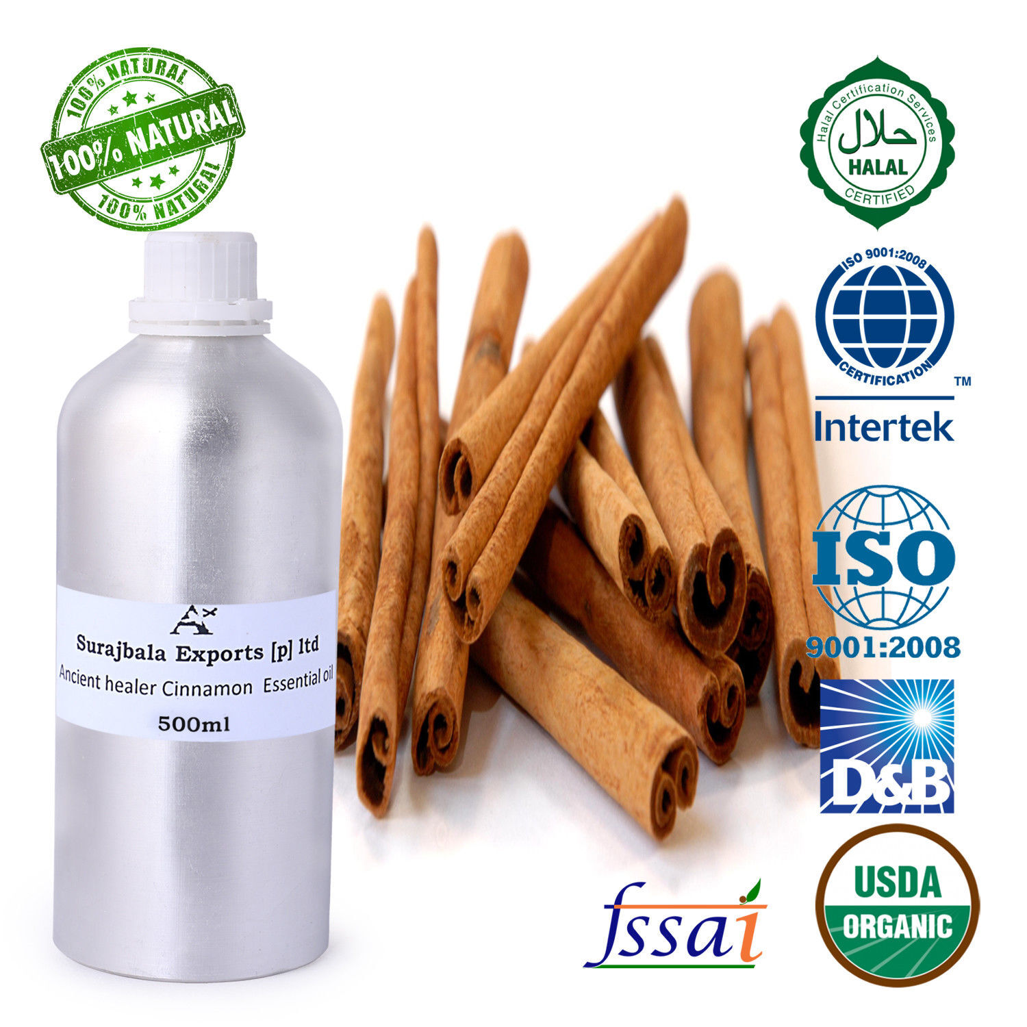 1000 Ml Cinnamon Essential Oil Age Group: All Age Group
