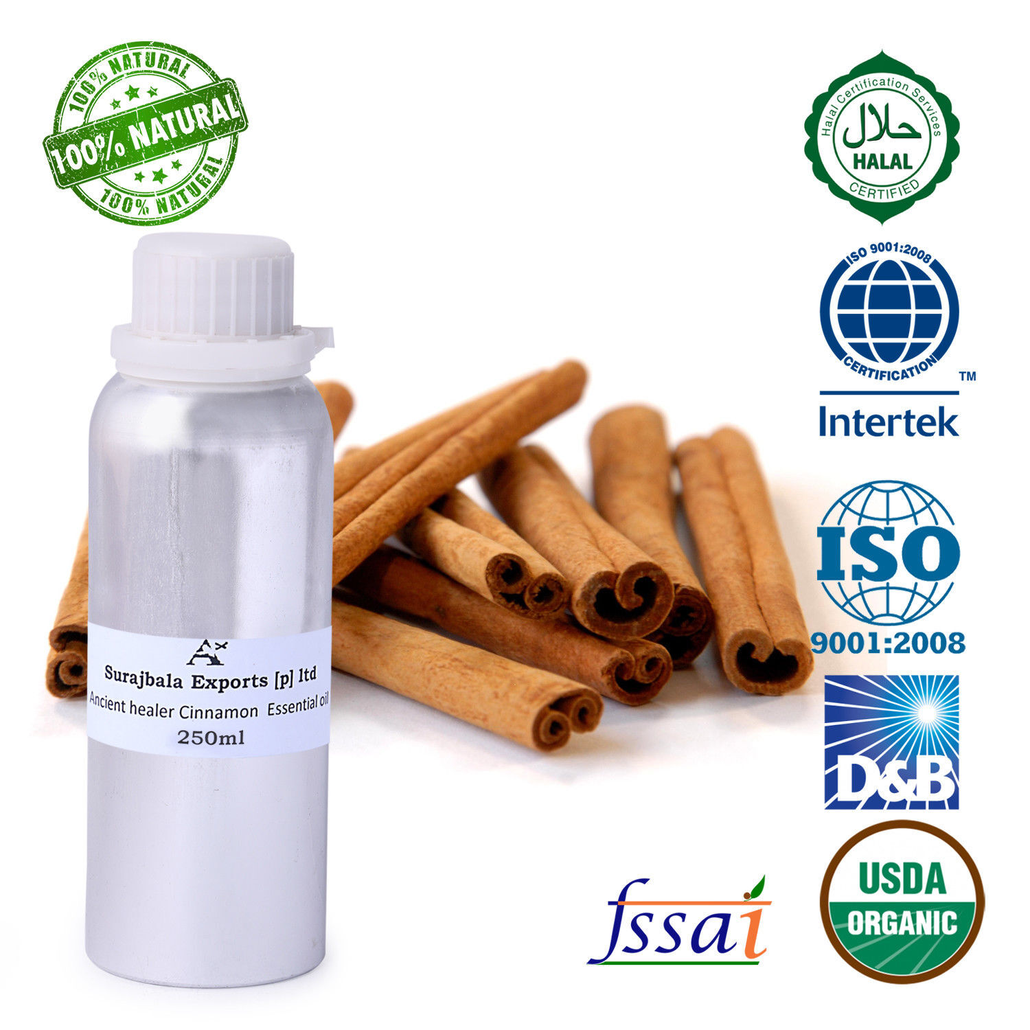 1000 Ml Cinnamon Essential Oil Age Group: All Age Group