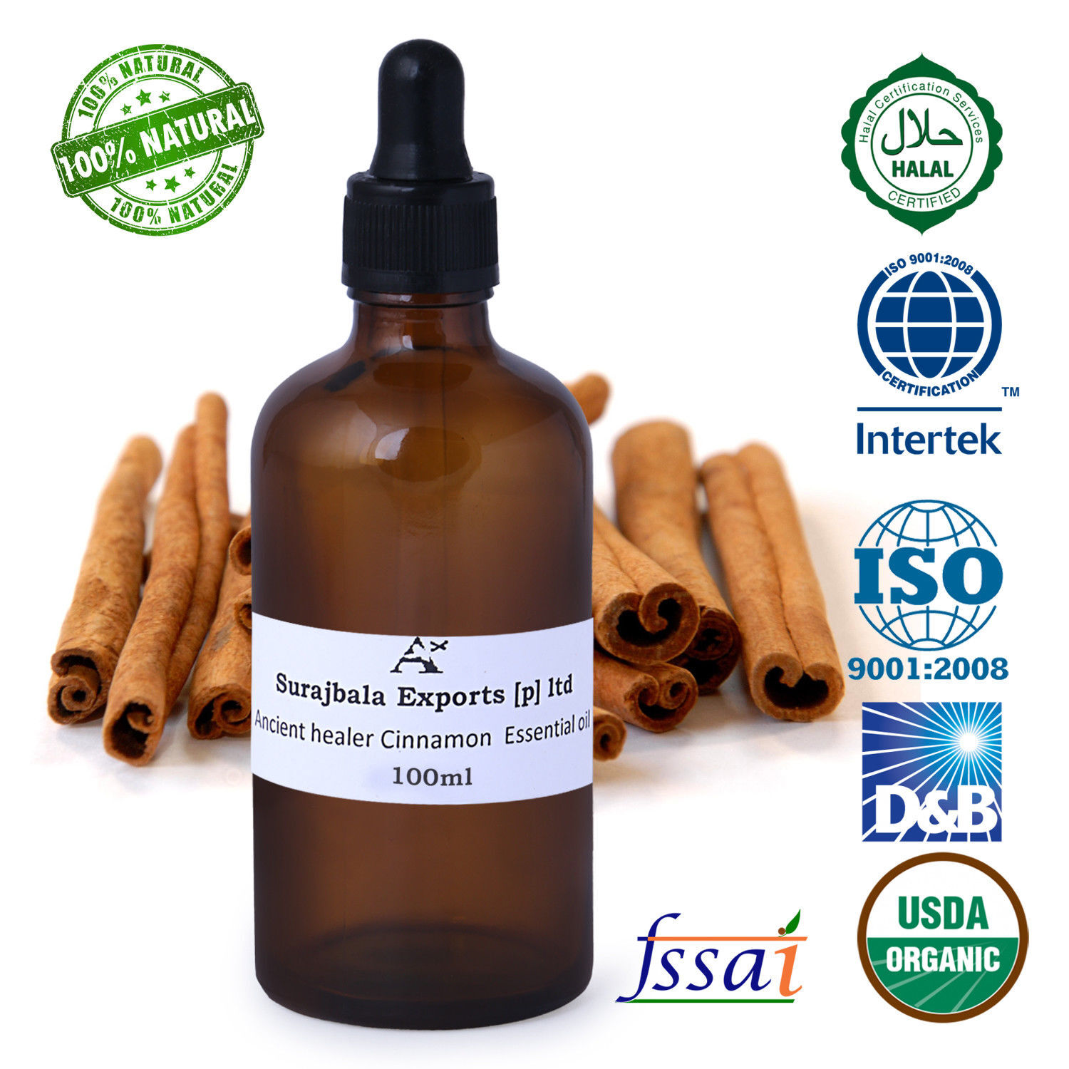 1000 Ml Cinnamon Essential Oil Age Group: All Age Group
