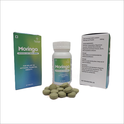 500 मिलीग्राम मोरिंगा लीफ टैबलेट