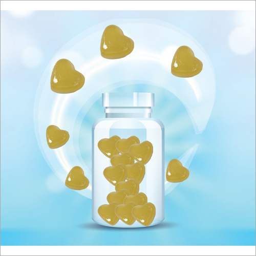 जिंक गमी के साथ विटामिन सी खुराक का रूप: गोली