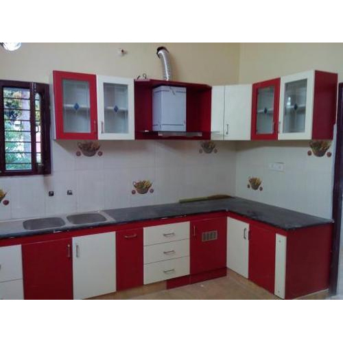 एल शेप मॉड्यूलर किचन