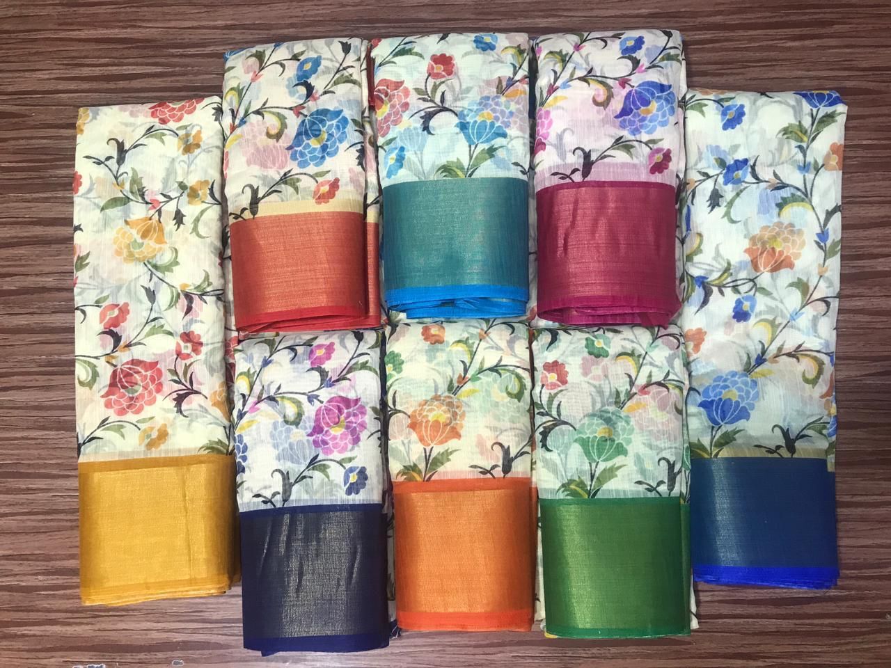 Cotton Printed Saree - Full Size, Includes Blouse Piece | Perfect For Traditional Indian Attire, Festive Wear, And Special Occasions