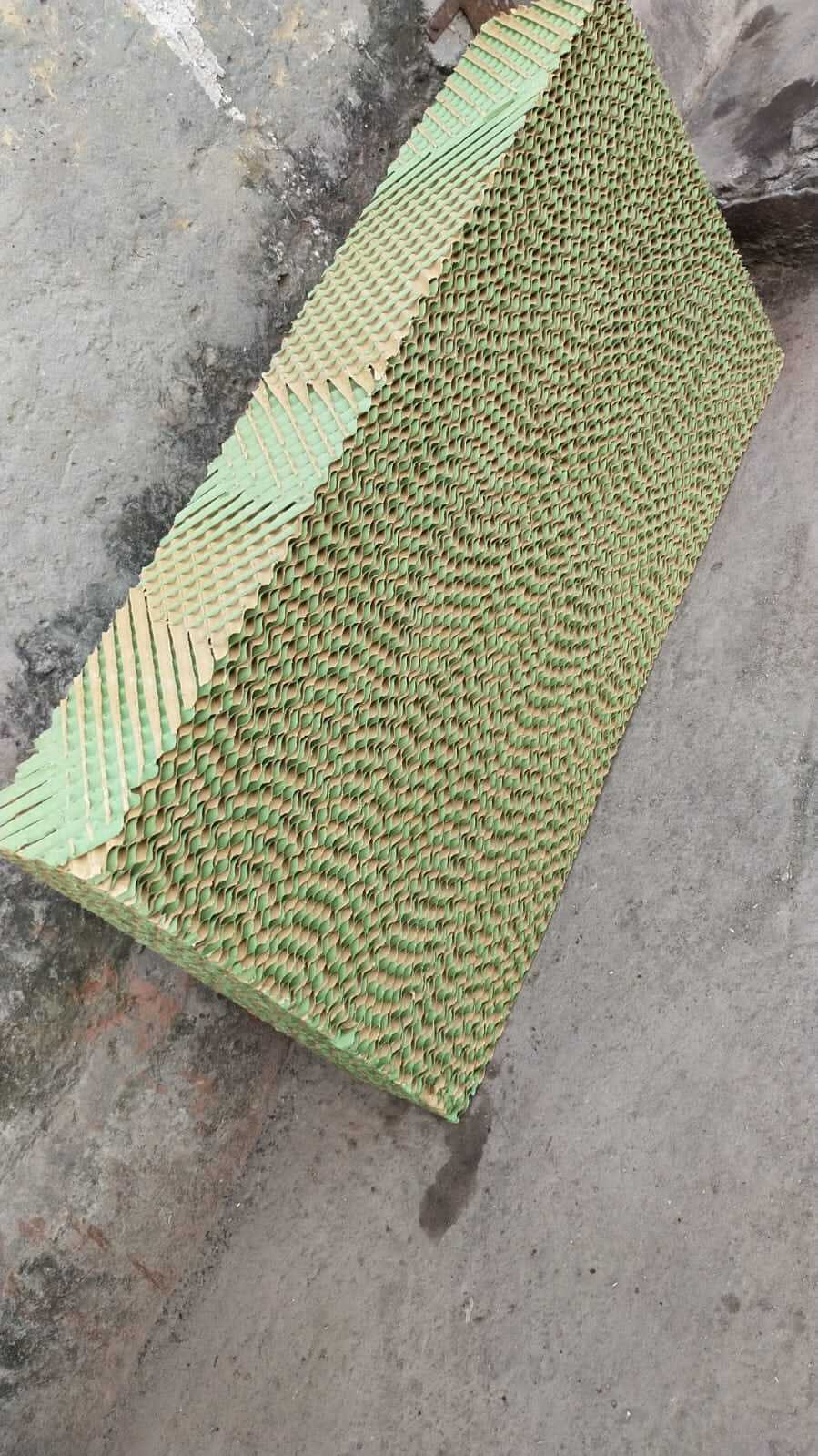 Brown And Green Brown Evaporative Cooling Pad Size 1800mmx600mmx200mm