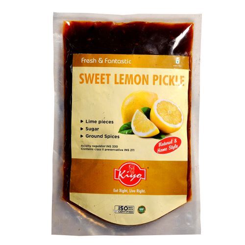 Sweet Lemon Pickle - Fresh Cubes In Oil, Spicy And Healthy Flavor