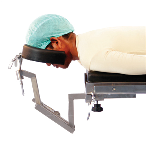 Supine Cervical Surgical Position Table - Premium Quality Stainless Steel, Foldable Design For Enhanced Versatility