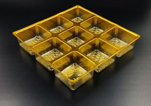 Yellow Chocolate Packaging Tray