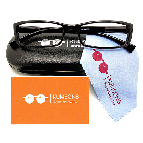 Black Reading Glasses - Frame Material: Pc