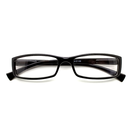 Black Reading Glasses - Frame Material: Pc