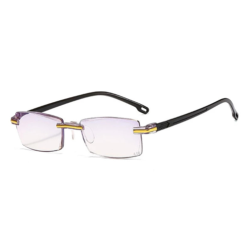 Rimless Reading Glasses - Frame Color: Black