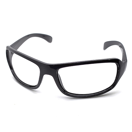 White Night Rider Glasses - Frame Color: Black