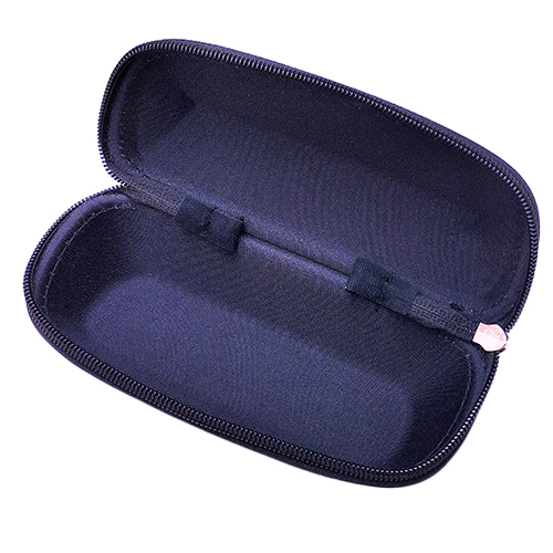 High Quality Leatherette Eyewear Cases - Cotton Fabric, Various Sizes, Classic Black | Durable Zipper Closure, Customizable Design Options, Secure Eyewear Protection