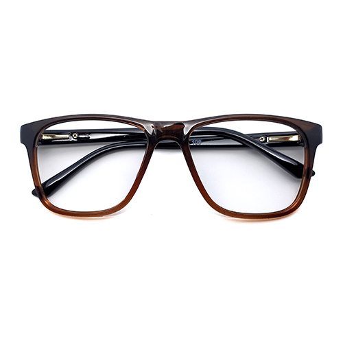 M-vision Glasses - Glass Lenses, Black Frame, Transparent Lenses | Stylish Anti Blue Ray Protection For Men And Women