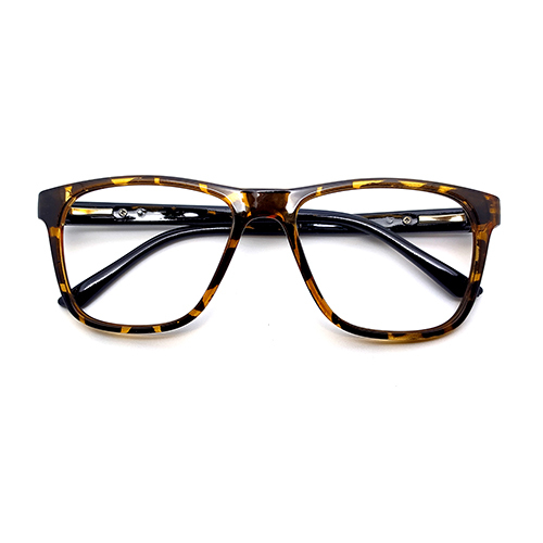 M Vision Leopard Anti Blue Ray Glasses - Frame Color: Brown
