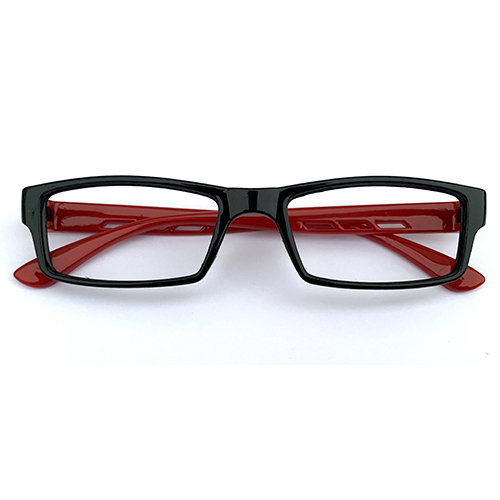 Kids T33 Red Anti Blue Ray Glasses - Frame Color: Black