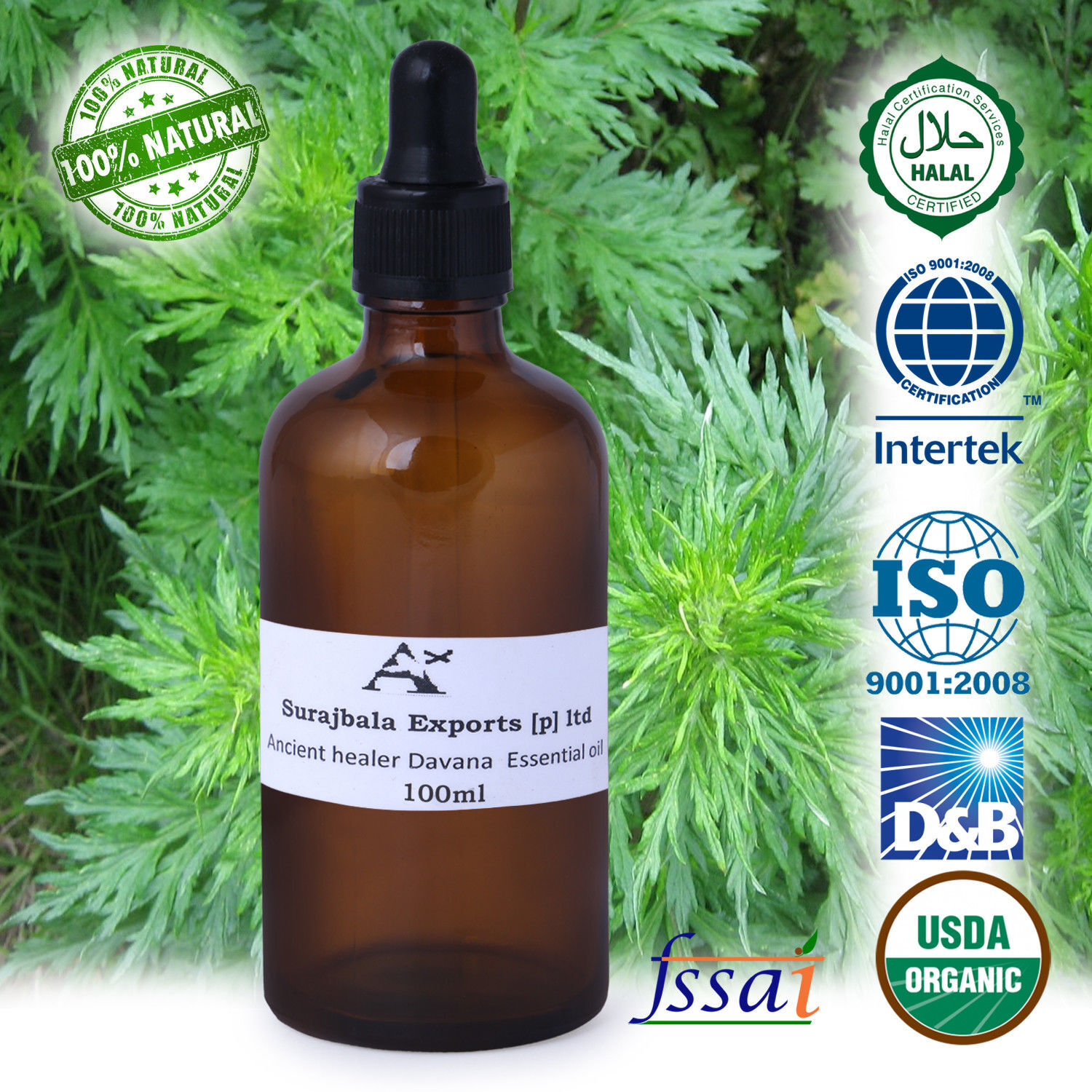 Dill Essential Oil - 1000 Ml Liquid | 96% Purity, Herbal Extract From Leaves, Store In Cool & Dry Place