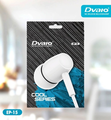 Dvaio Ep-15 वायर्ड इन द ईयर हेडफ़ोन (माइक हाँ मिश्रित के साथ)