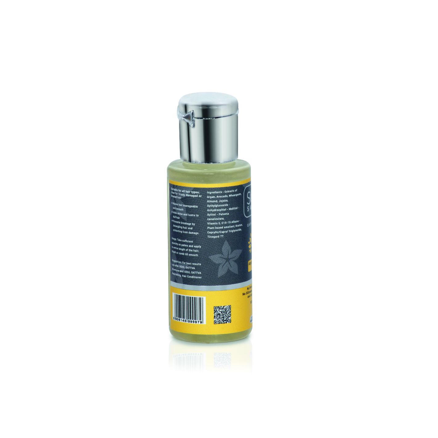Anti Frizz Hair Serum - 50 Ml Hair Oil & Serum | Argan, Wheatgerm, Avocado Blend For Smoothness, Manageability, And Added Luster