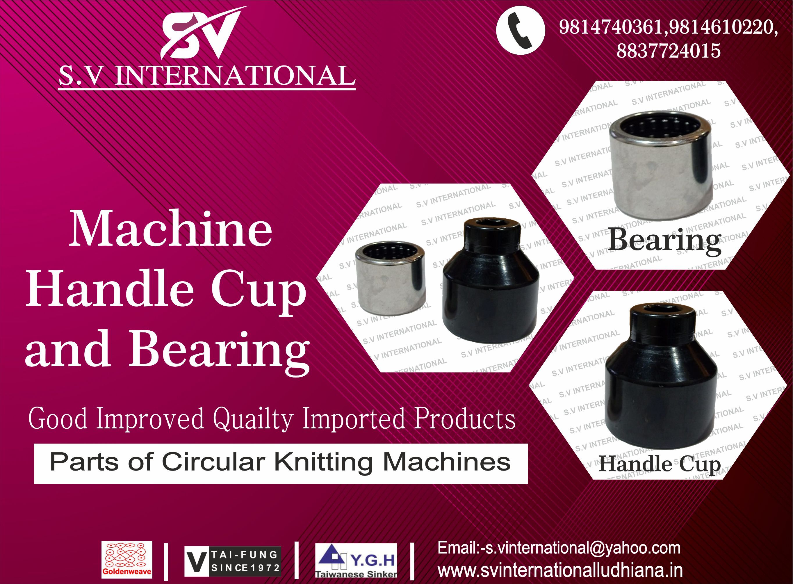 Machine Handle Cup And Bearing