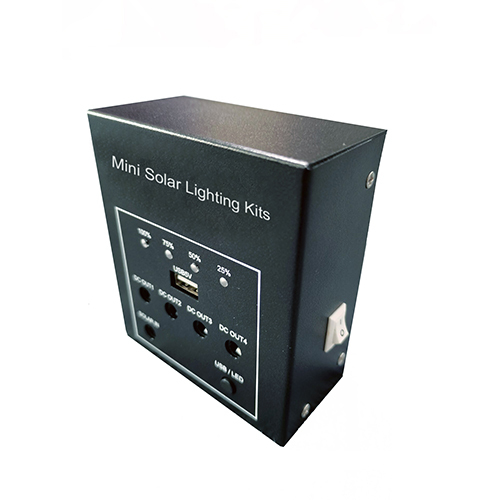 Mild Steel Mini Solar Lighting Kits