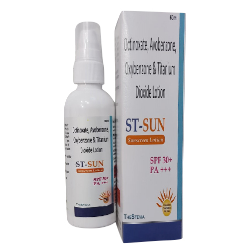 60 मिली ऑक्टिनॉक्सेट एवोबेनज़ोन ऑक्सीबेनज़ोन लोशन सामान्य दवाएं