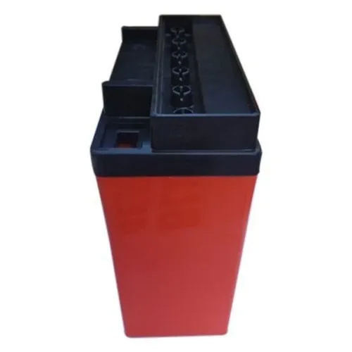 Vrla Battery Container - Abs Plastic, 5 A & 12 V Compatibility, Red & Black | Corrosion Protection, Industrial Grade, Lightweight Design