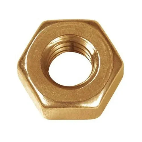 Brass Hex Polished Nuts - Brass, Nominal Thread Size Larger Than 1-1/2", Polished Surface, Zinc Coated | High Quality, Corrosion Resistance, Various Sizes Available