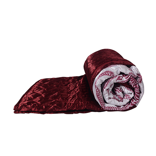 Washable 4pc Maroon Bedding Set