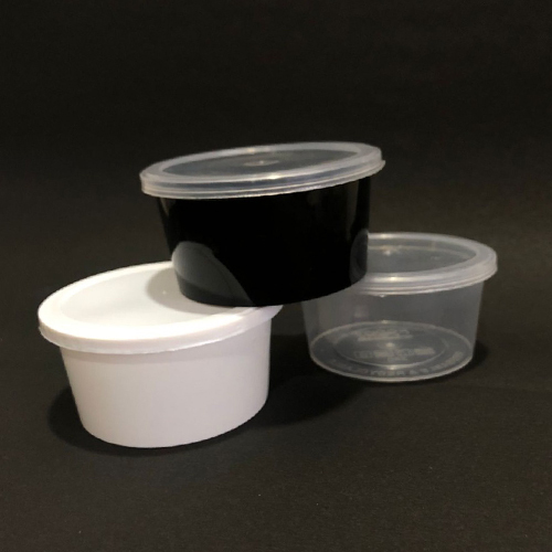 400 Ml Milky Plastics Food Container Application: Commercial