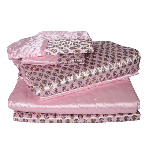 Washable 8pc Pink Bedding Set
