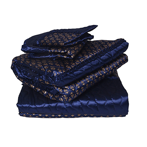 Washable 8pc Blue Bedding Set