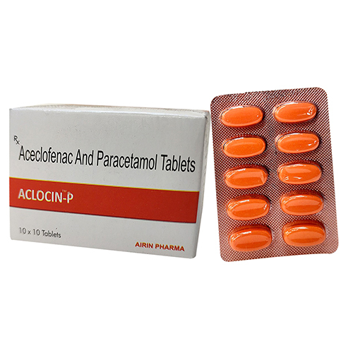 Aceclofenec And Paracetamol Tablets General Medicines