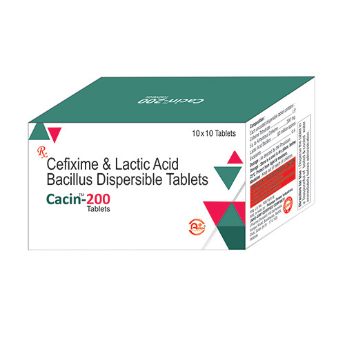 Cefixime And Lactic Acid Bacillus Dispersible Tablets General Medicines