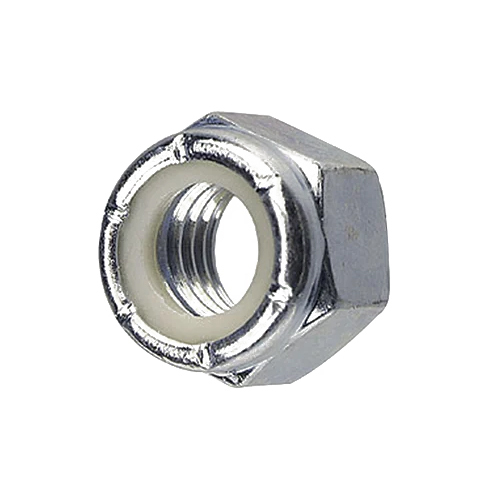 Nylock Hex Nuts - Stainless Steel, Various Sizes Available | Corrosion Resistant, Polished Surface, Industrial Use