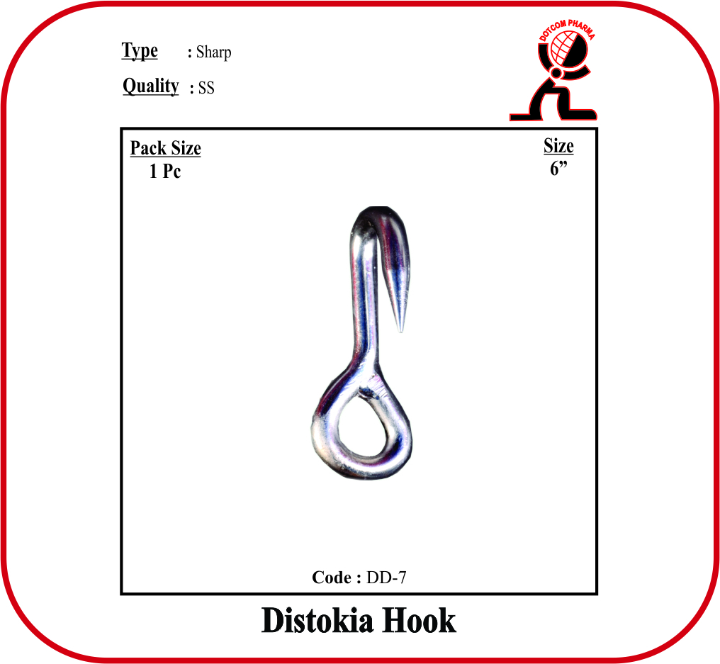 Distokia Hook - 2" Inch (Sharp) - Material: Iron
