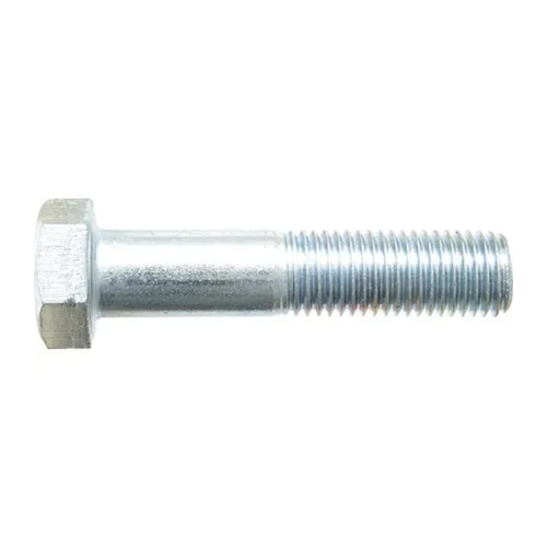 Ms Head Bolt - Mild Steel, Galvanized, Hex Shape, Various Sizes Available | High Strength, Long Service Life, Corrosion Resistant