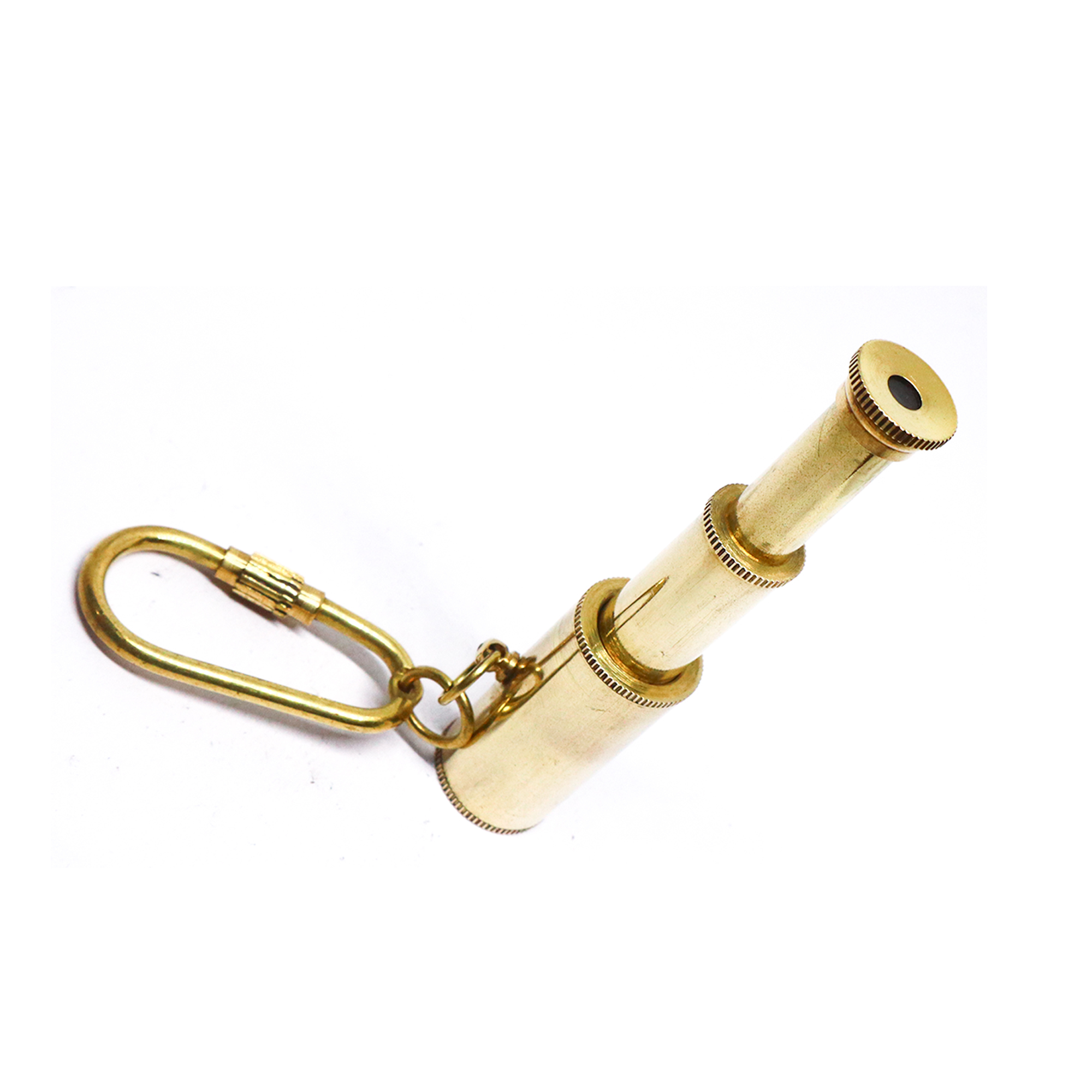 Handmade Mini Pocket Telescope Key Chain Vintage Keychain Brass Keychain Nautical Keychain Telescope