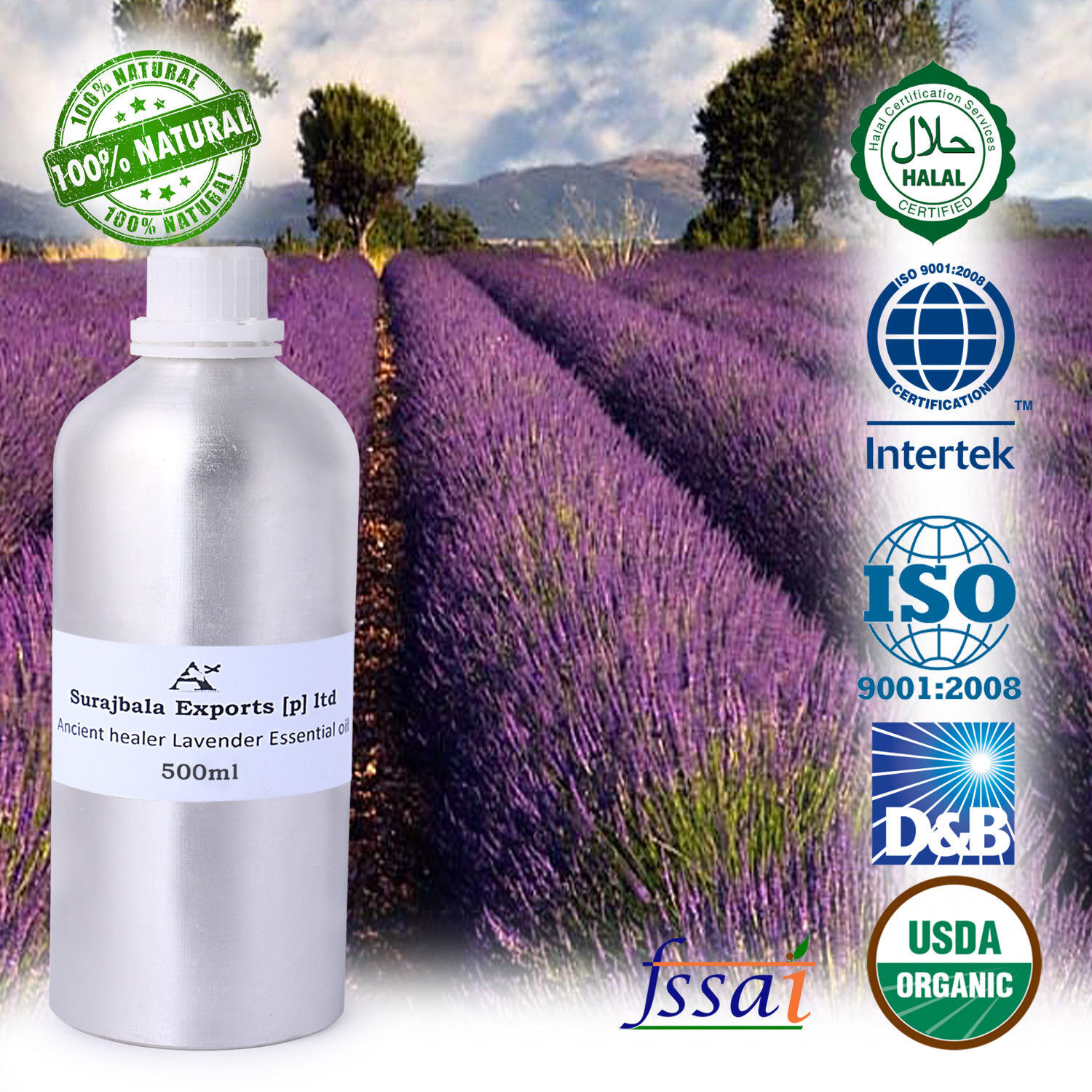 1000 Ml Lavender Essential Oil Age Group: All Age Group