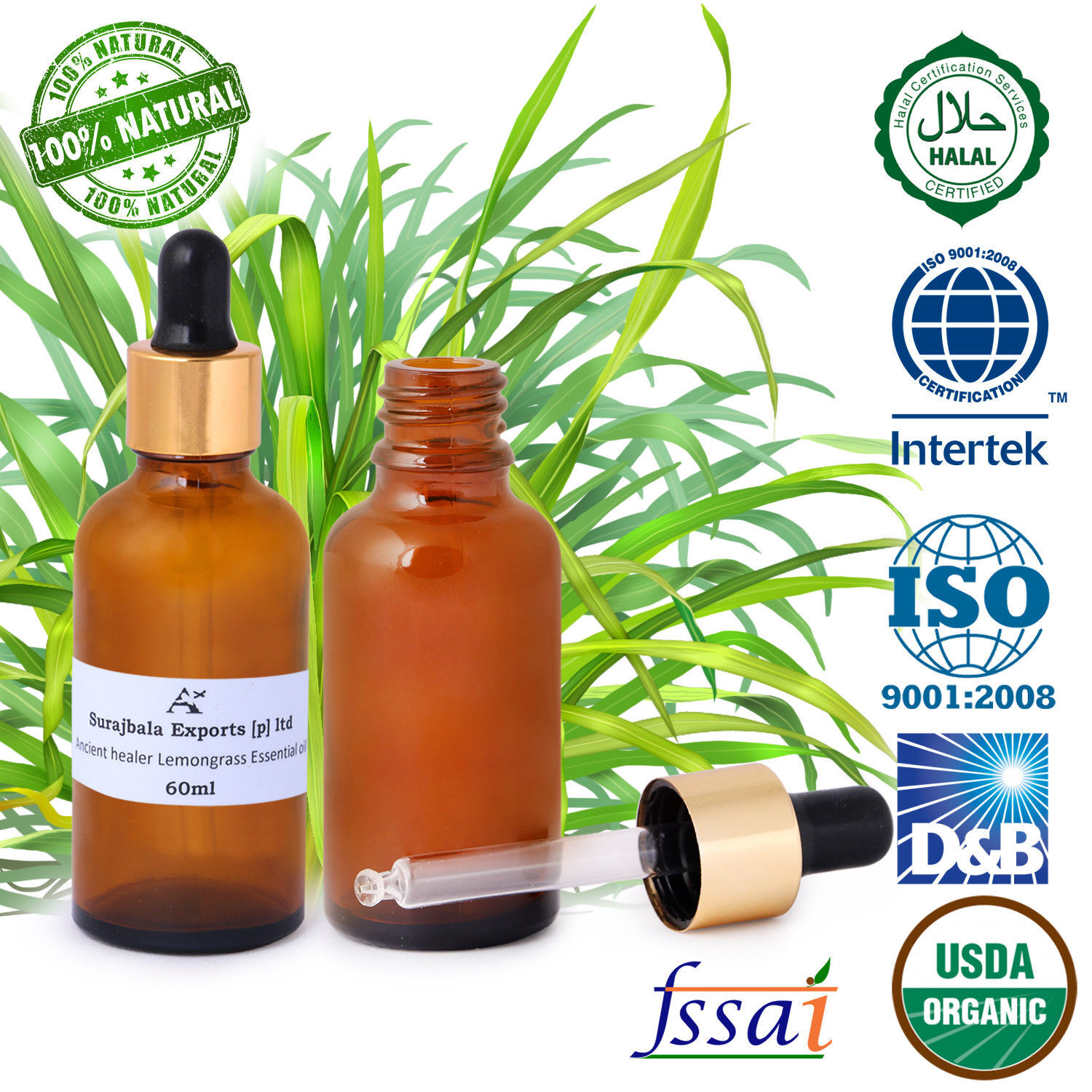 1000 Ml Lemon Grass Essential Oil Age Group: Adults