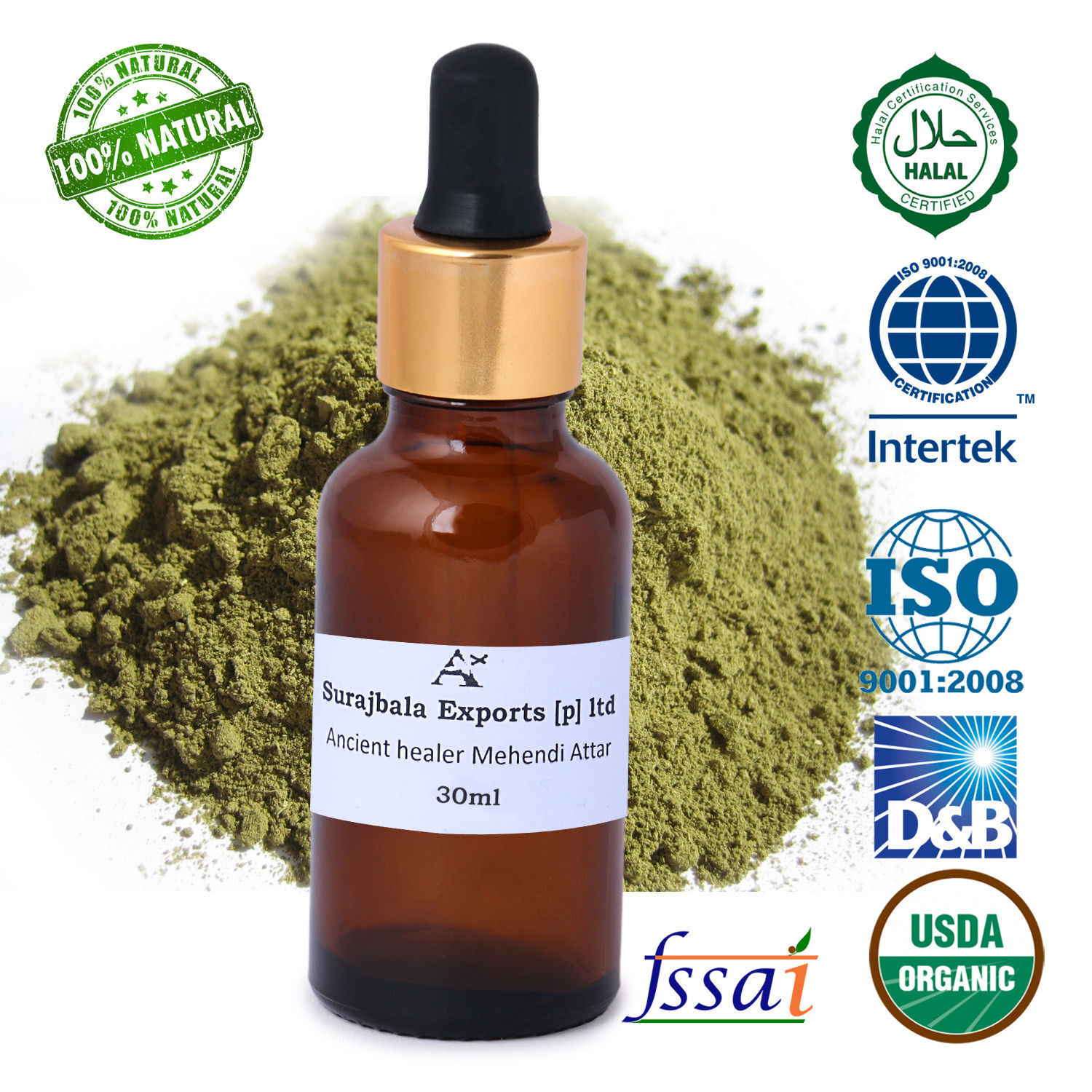 Aroma Oil Mehendi Attar 1000 Ml