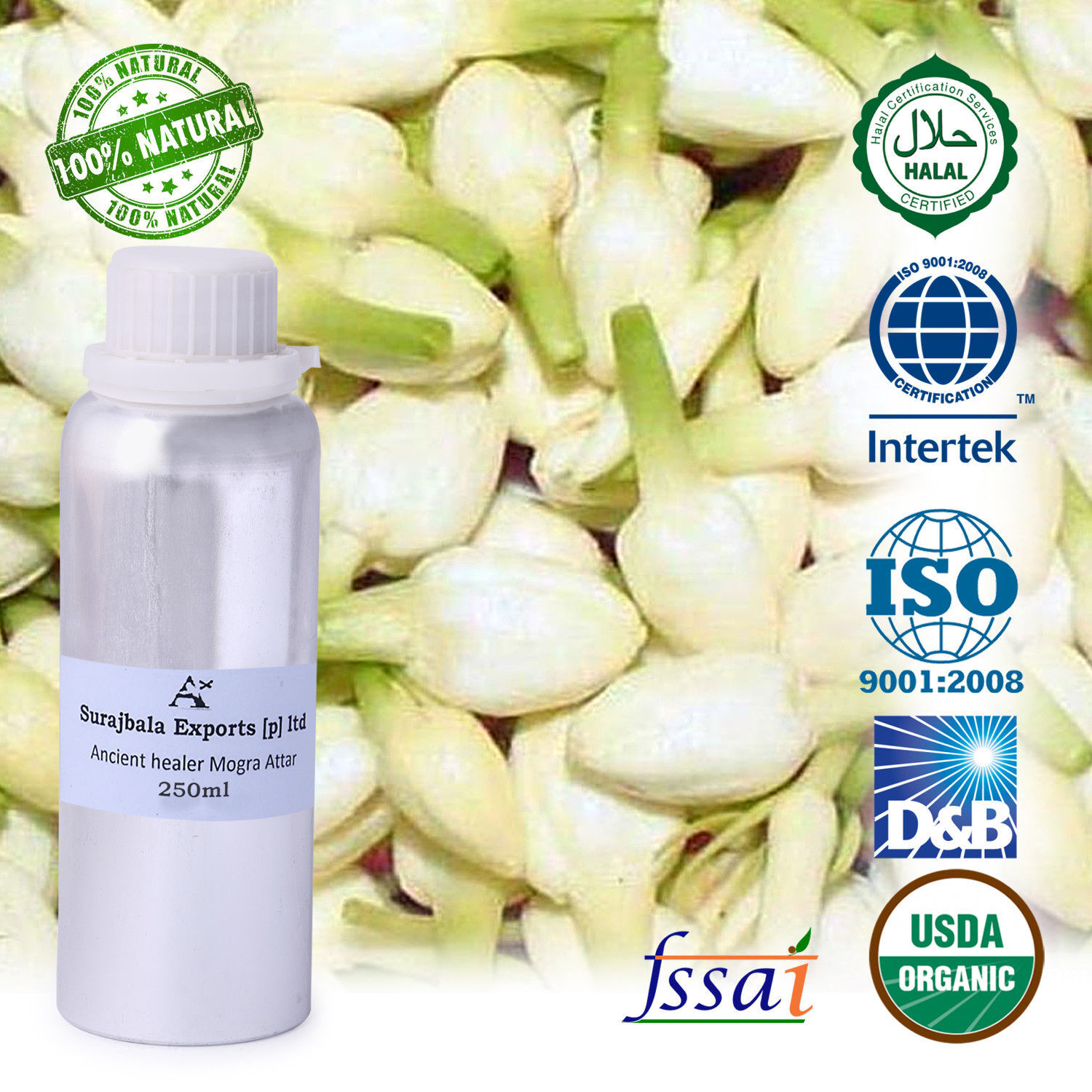 Air Fresheners Mogra Attar 1000 Ml