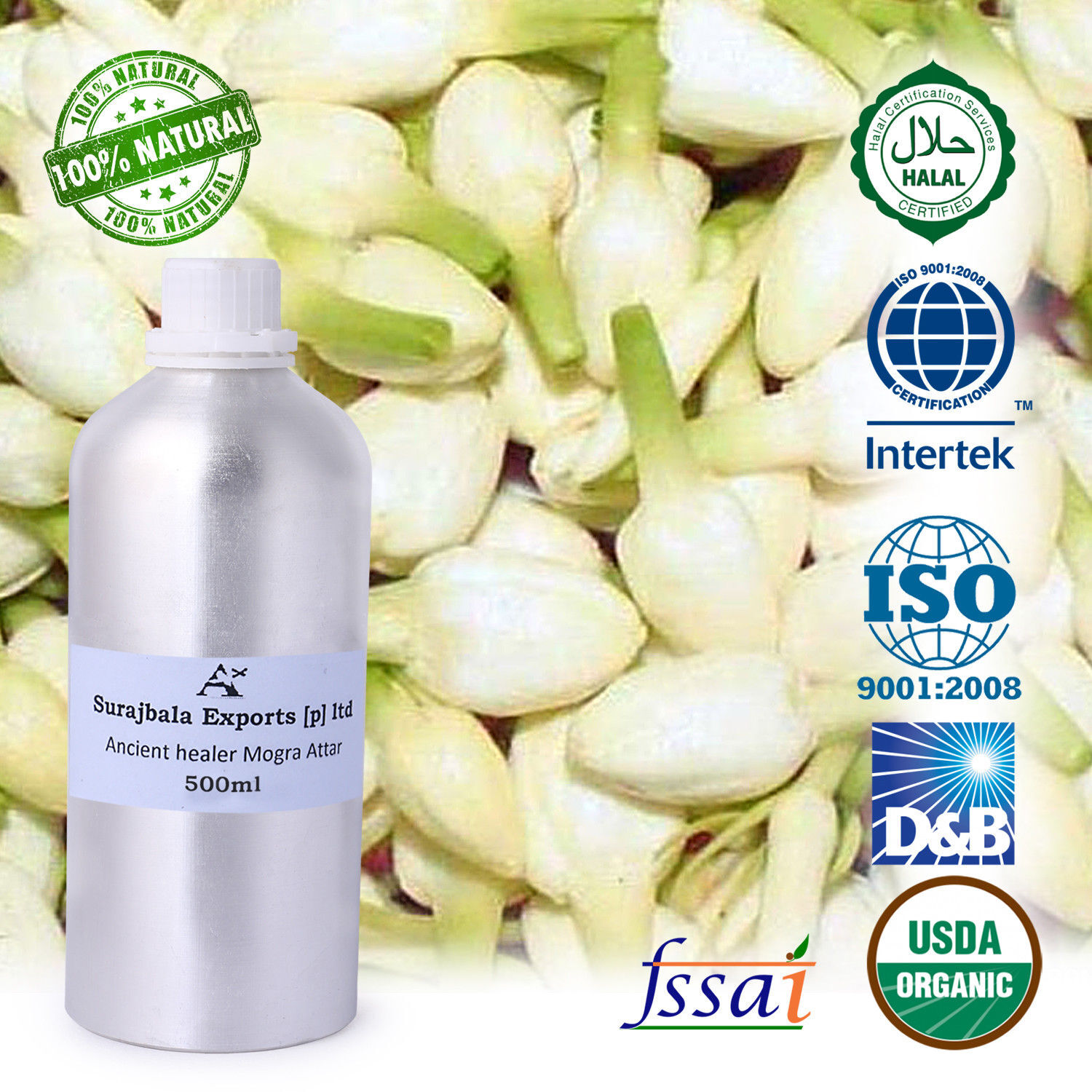 Air Fresheners Mogra Attar 1000 Ml