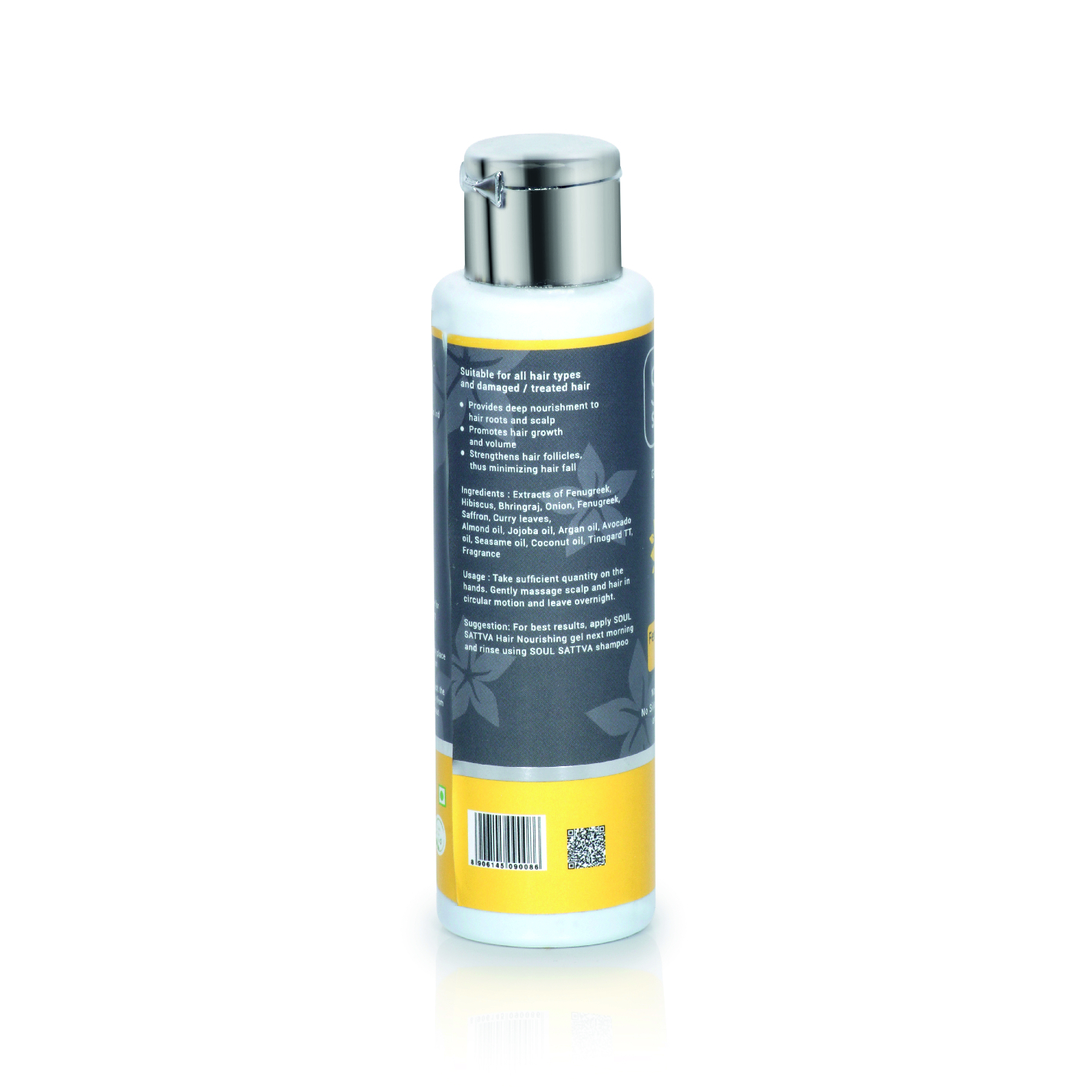 Soul Sattva Hair Oil - 100 Ml | Argan, Wheatgerm & Avocado Oil Blend - Adds Shine, Prevents Breakage, Smoothens & Detangles Hair