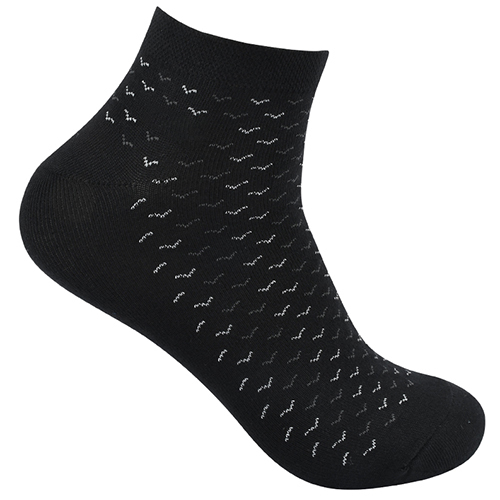 धोने योग्य पुरुषों के लो एंकल ब्लैक सॉक्स