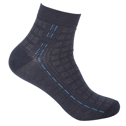 Mens Half Terry Ankle Socks - Cotton Blend, All Season , Washable Comfort And Versatile Design For Everyday Wear