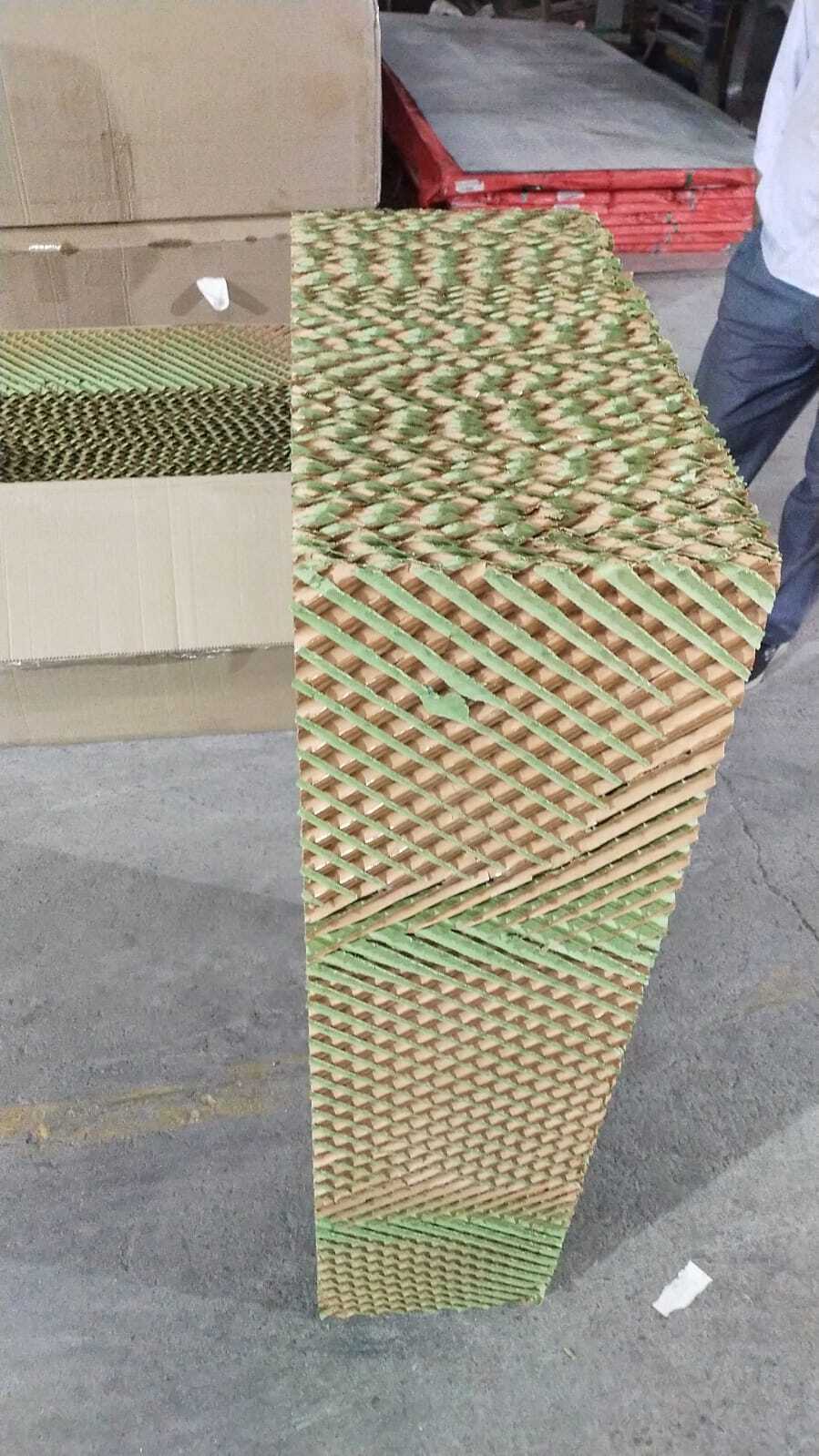Brown And Green Brown Evaporative Cooling Pad Wholesalers In Nashik Maharashtra