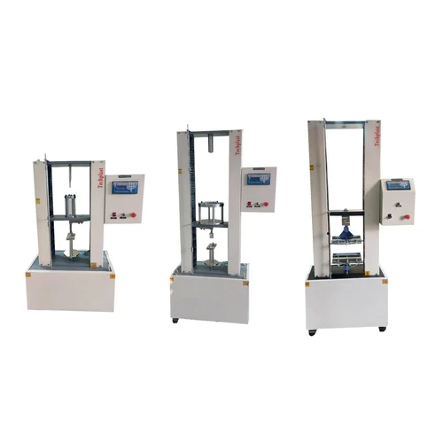 Tensile Testing Machines - MS Material, White Color | Computerized Operation, Variable Test Speed, Controller Control Mode, Multiple Specimen Testing