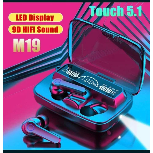 मल्टीकलर M19 ईयरबड्स