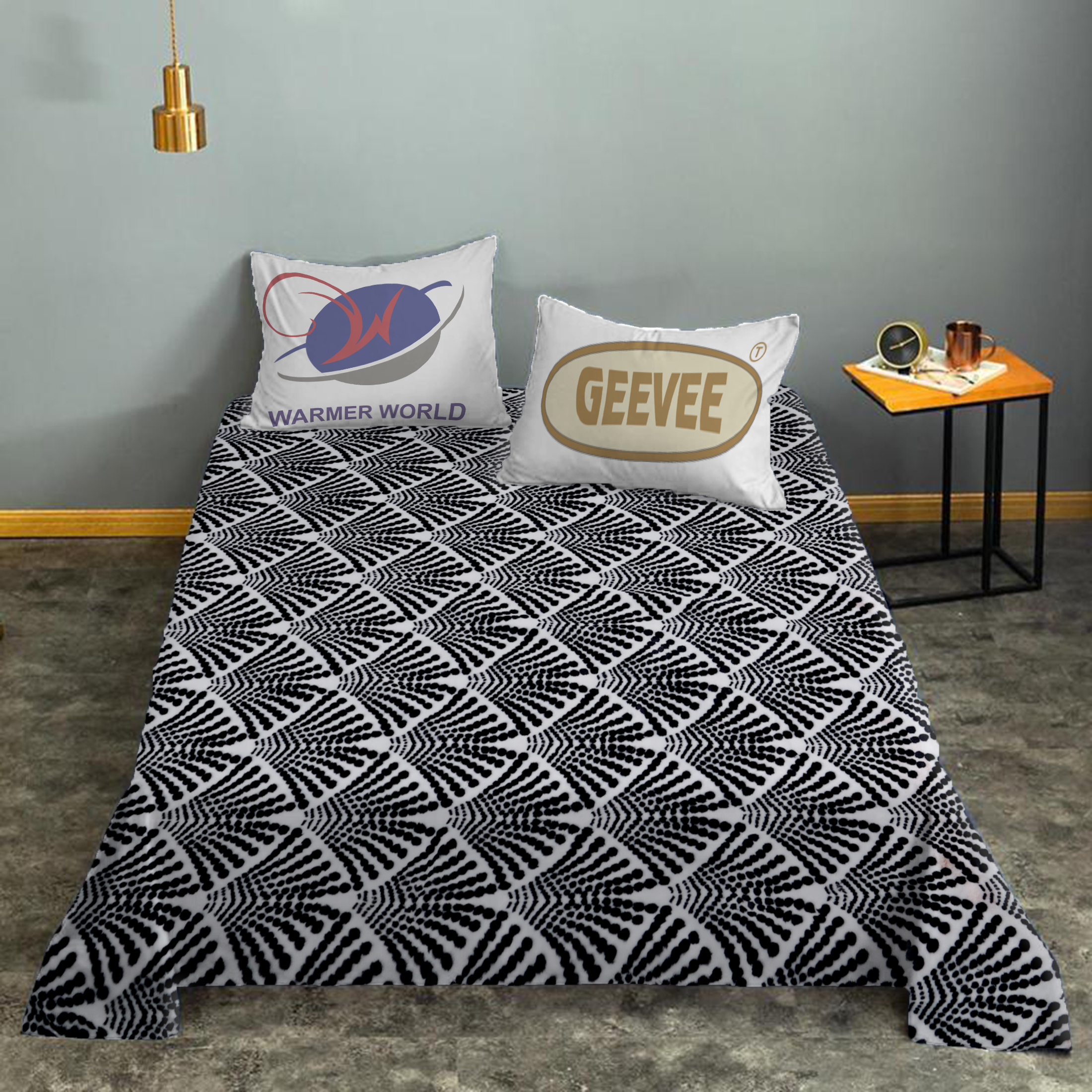 Black And White Super Soft - Cotton Blend, Queen Size | Luxurious Look, Super Soft Feel For A Cozy Bed Experience