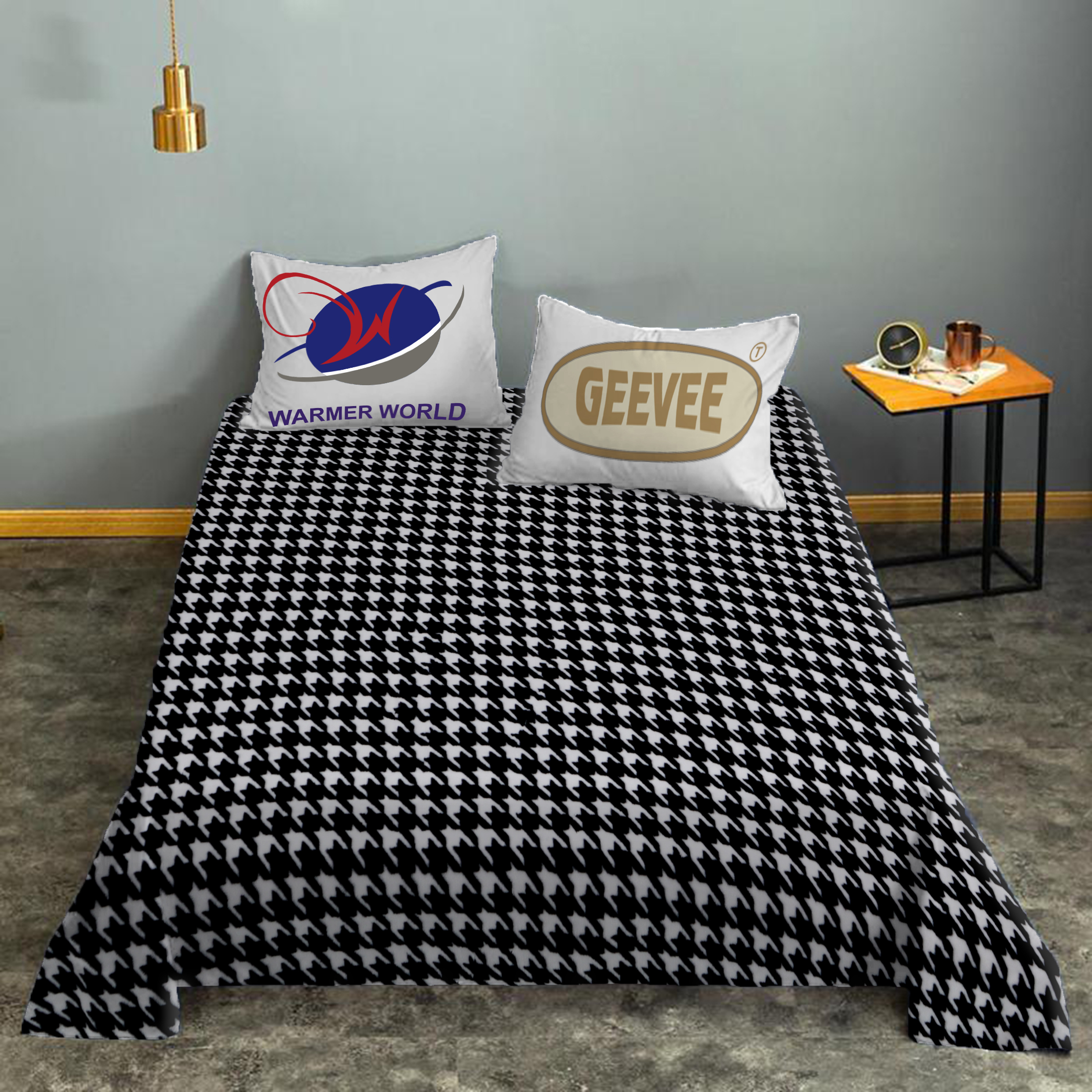Black And White Super Soft - Cotton Blend, Queen Size | Luxurious Look, Super Soft Feel For A Cozy Bed Experience